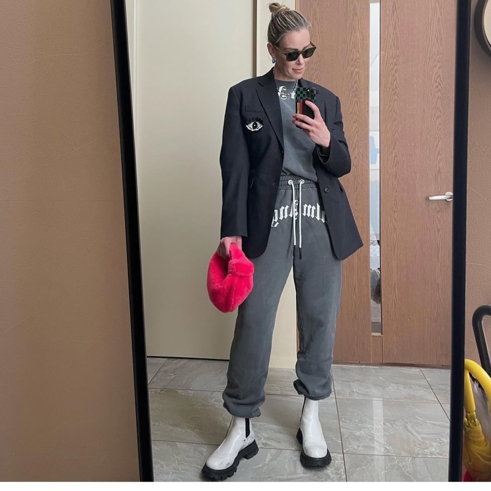 Palm Angels Men’s Sweat Set bottoms size L, top size M